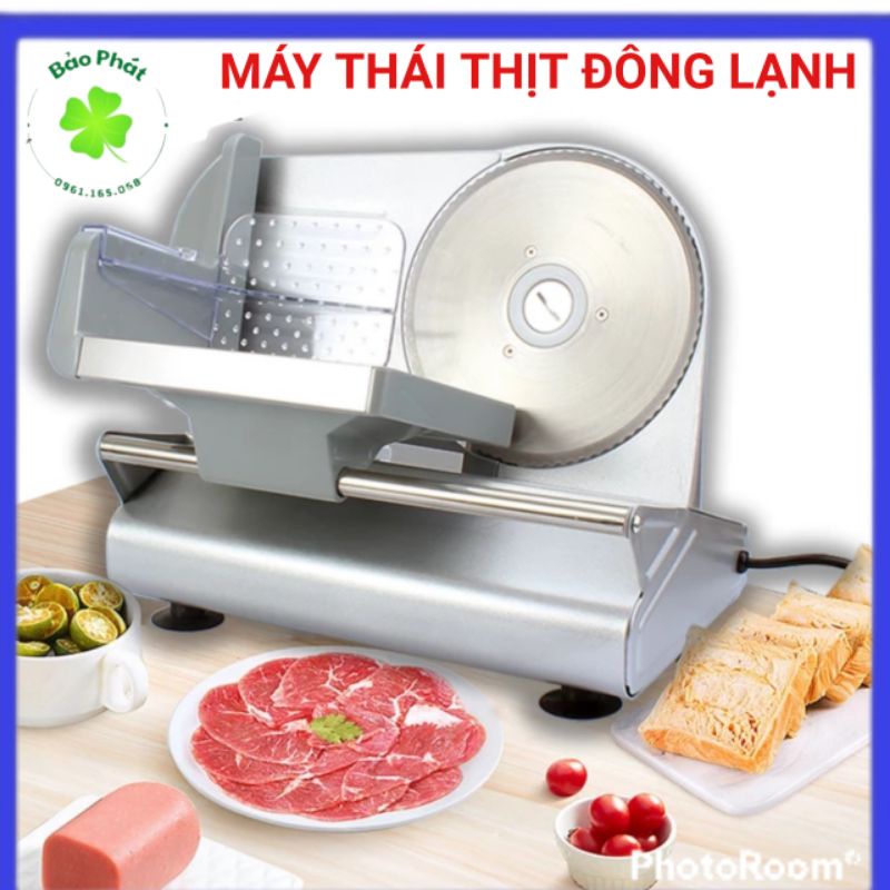 Máy thái thịt đông lạnh Máy thái củ quả-bánh mỳ-giò chả ALS-305C Lõi đồng bảo hành 1 năm