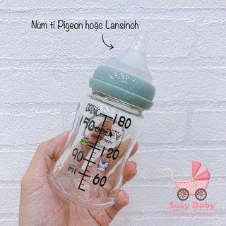 BÌNH TRỮ SỮA V-COOL THỦY TINH