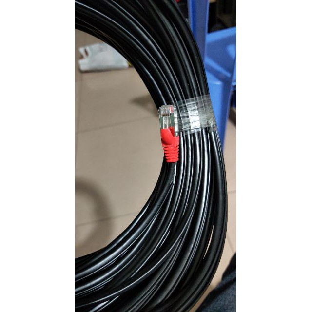 65M dây mạng ngoài trời bấm sẵn 2 đầu