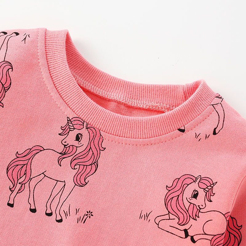 Áo Nỉ Hồng Pony MW7654 cho Bé Gái 2-7 Tuổi Mẫu Mới 2022 - Jumping Beans Official Store