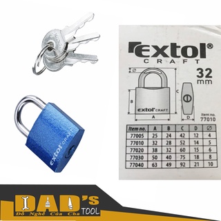 Ổ khóa gang 32mm - extol 77010
