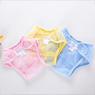 Baby Mesh Diaper Pocket Summer Ultra-thin Breathable Ease Red Butt Newborn Diaper Mesh Pants