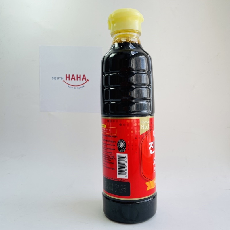 Nước tương hàn quốc bán chạy nhất Jin S Sempio Soy Sauce 500ml
