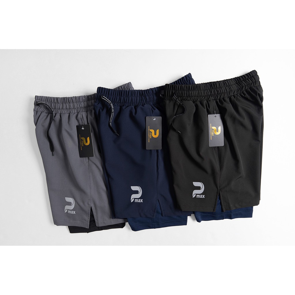 Quần đùi shorts 2in1 bó đùi trong Pmax mẫu hot hit | BigBuy360 - bigbuy360.vn