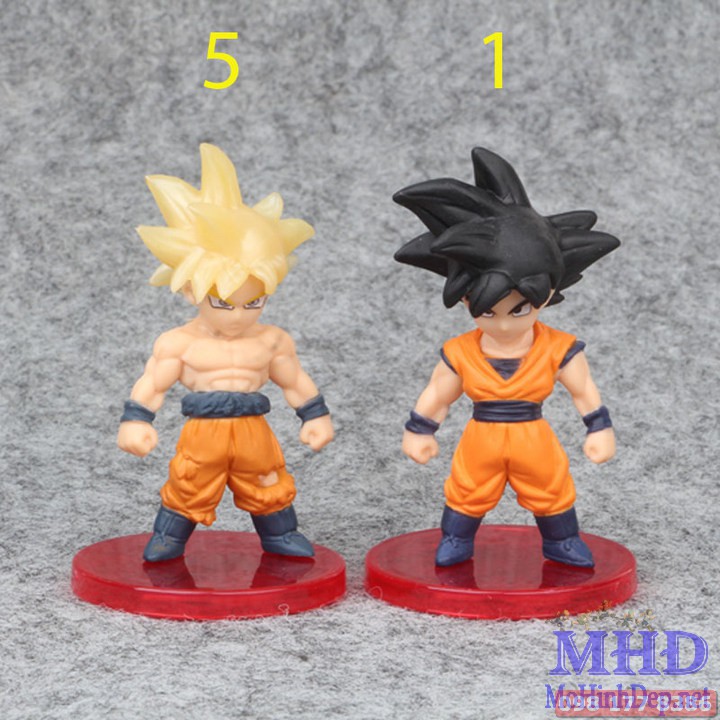 [MHĐ] Mô hình nhân vật Dragon Ball 21 con