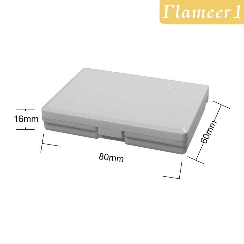 Hộp Nhựa Đựng Màu Nước Đi Du Lịch Có Nắp Đậy Tiện Dụng [Flameameer1]