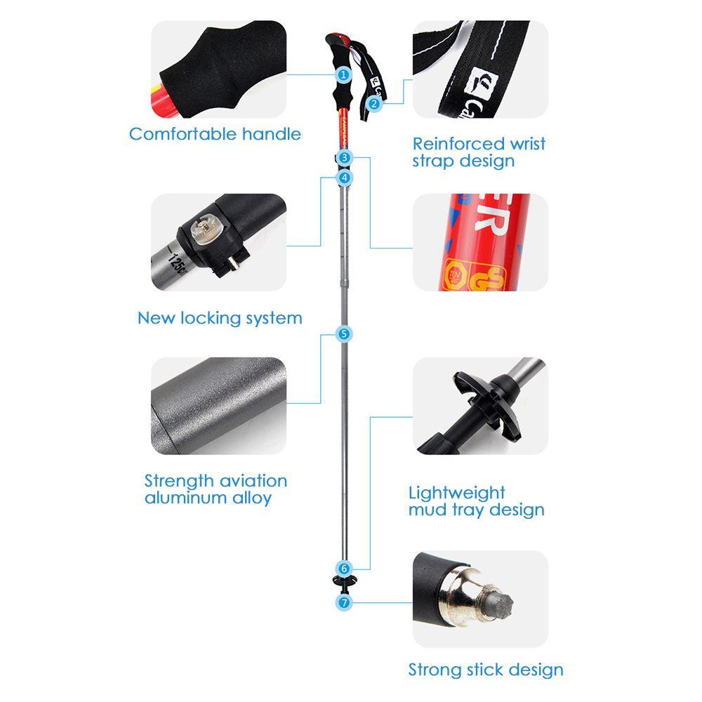 Gậy Đi Bộ Bằng EVA Siêu Nhẹ Có Thể Gấp Gọn Tiện Dụng
