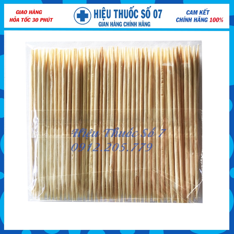 Tăm tre tiệt trùng Thế Nam(since 1980) tăm xỉa răng, an toàn, vệ sinh, tiện dụng set 1 gói