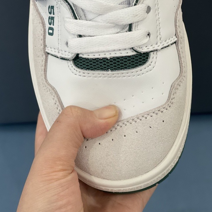 Giày NB550, New Blanece 550 Đủ màu Green, Navy,Đen Bản Best full phụ kiện.