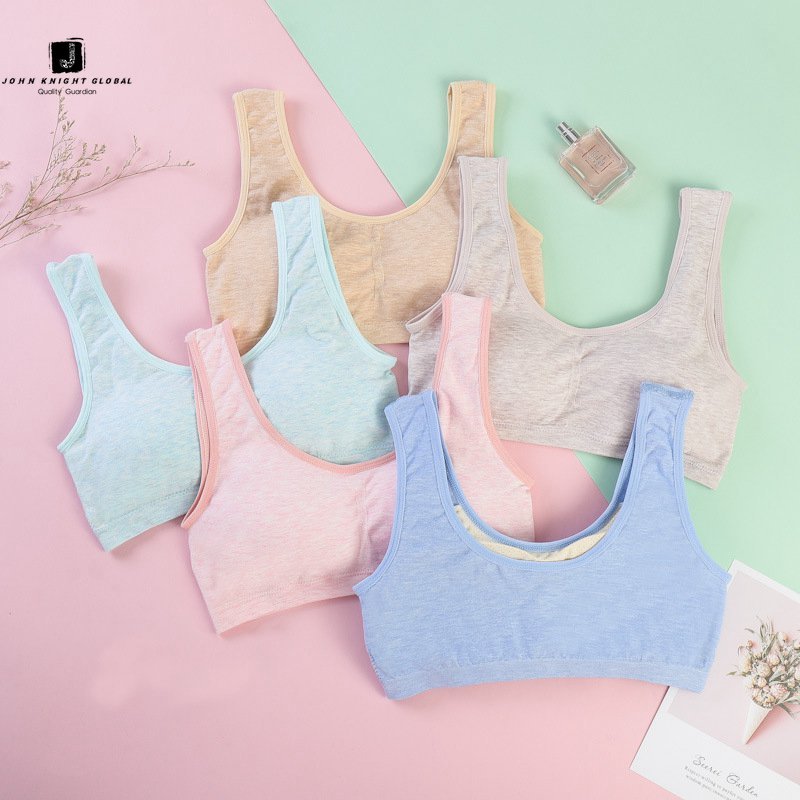 Áo Ngực Cotton Không Gọng Cho Bé Gái