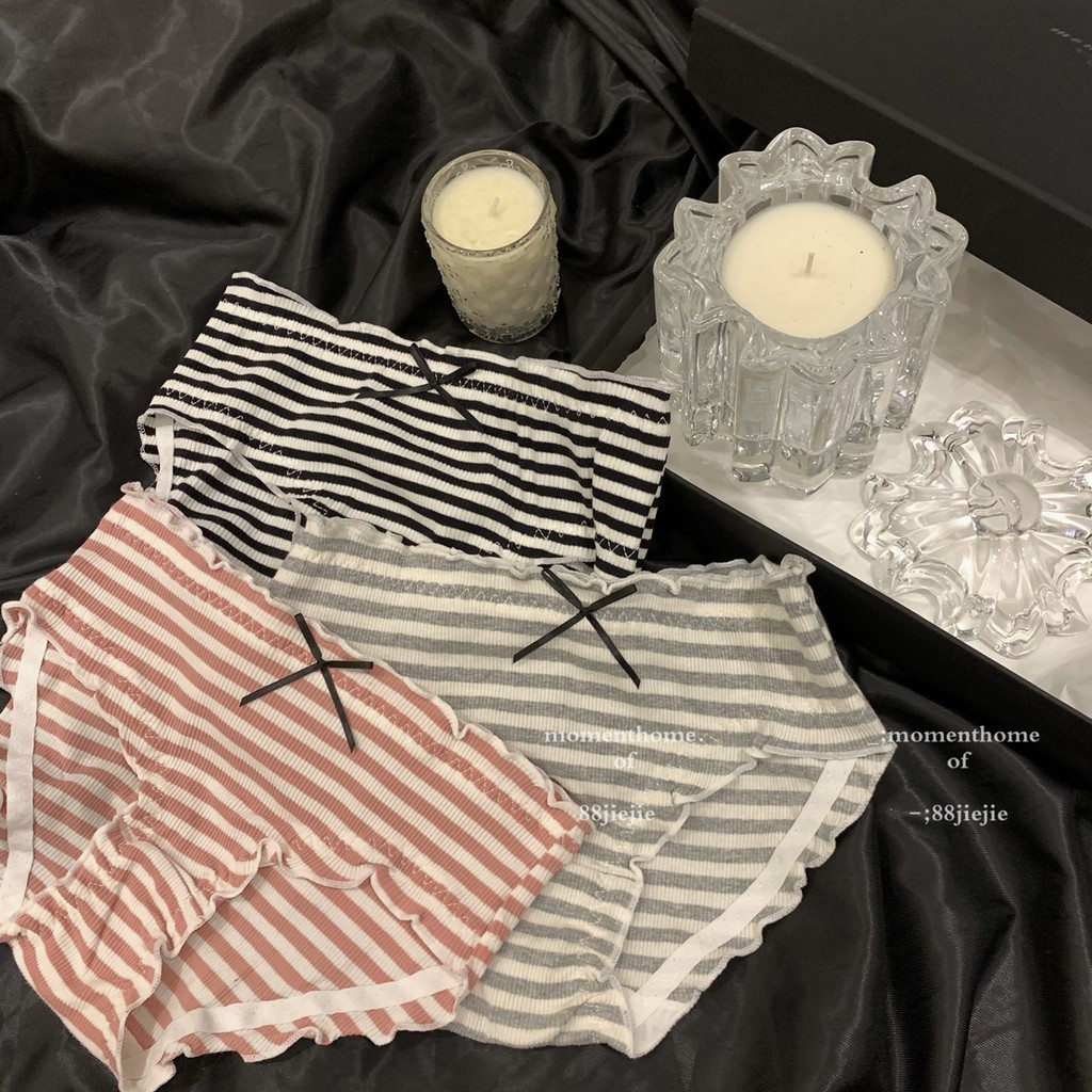Quần lót cotton cao cấp kẻ sọc ngang maika B3-13