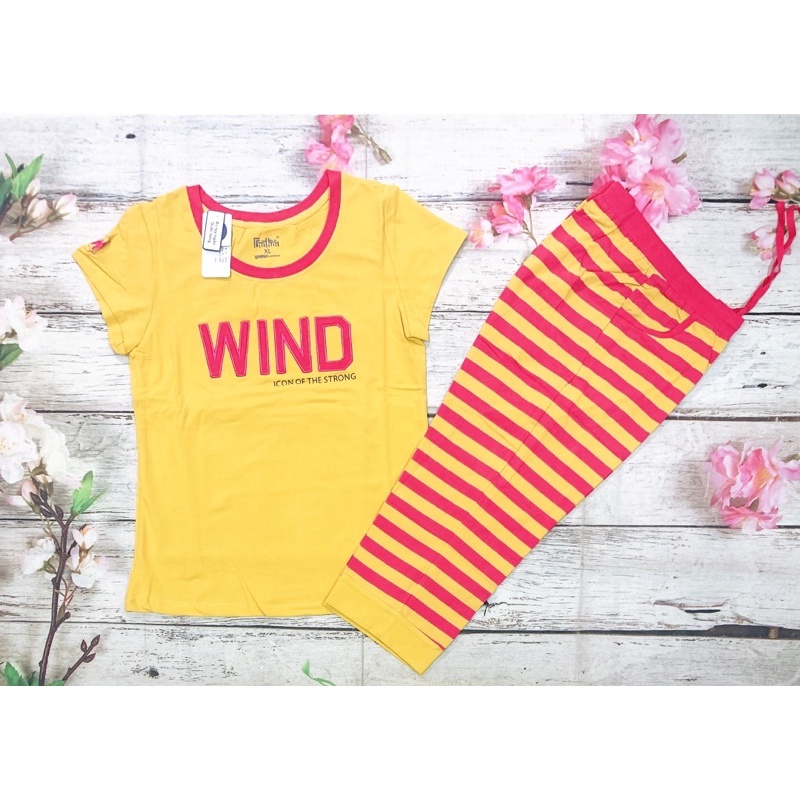 Xả bộ mặc nhà chất liệu cotton Gia Hồi mẫu Wind