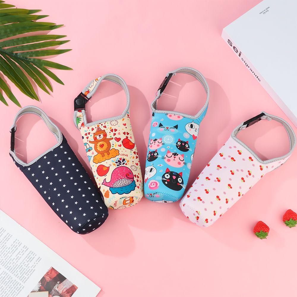 KUNHEV Vỏ Bọc Bình Nước Cách Nhiệt Kèm Dây Đeo Tiện Dụng Ốp