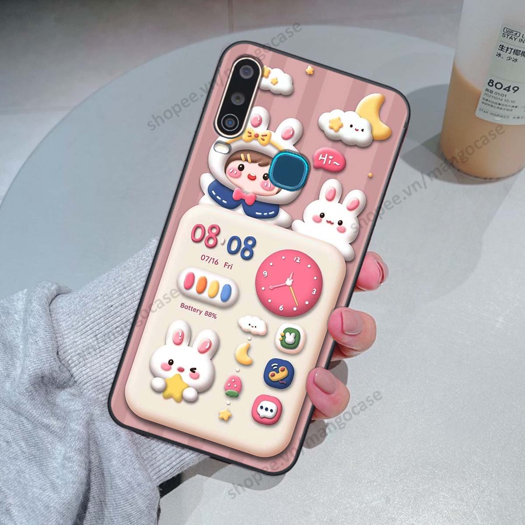 Ốp lưng Vivo U10 / Y12 / Y15 / Y17 hình gấu, thỏ, đồng hồ cute dễ thương