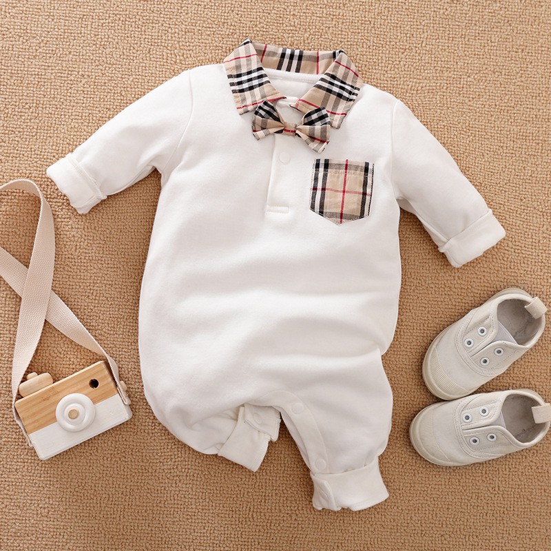 Bộ áo liền quần cotton thun co giản cho bé siêu cute,phong cách châu âu 80122