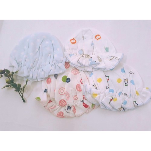 [HaoBaby shop] Mũ bèo sơ sinh cho bé gái