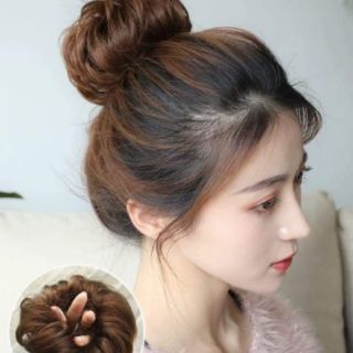 Búi Cột Phủ Xoăn Rối Tóc Giả Nữ / Búi Cột Bà Sui