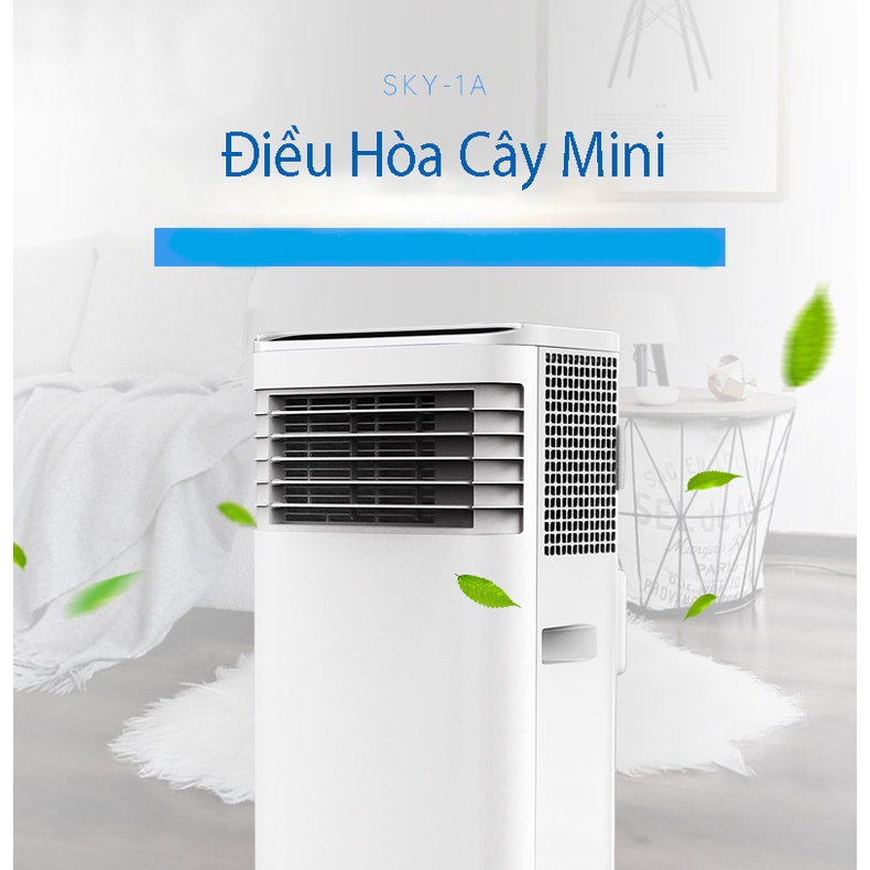 Điều hòa cây di động làm lạnh có điều khiển từ xa - máy điều hòa có chức năng hút ẩm như điều hòa treo tường.