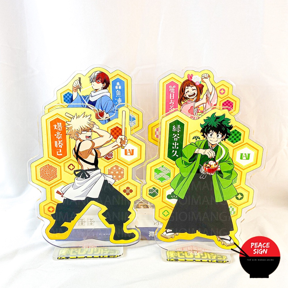 Mô hình Standee BOKU NO HERO ACADEMIA Học Viện Anh Hùng ver LỄ HỘI mica acrylic anime chibi
