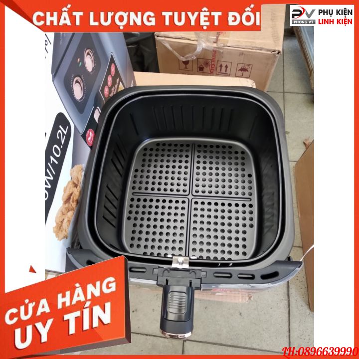 Nồi chiên không dầu đa năng cao cấp SHARP 8L an toàn, hạn chế dầu mỡ, dung tích lớn