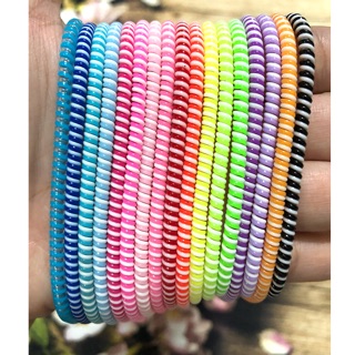 Dây quấn bảo vệ tai nghe, dây sạc điện thoại 2 màu