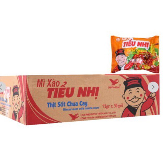 THÙNG MÌ KHÔ TIỂU NHỊ VỊ SỐT CHUA CAY