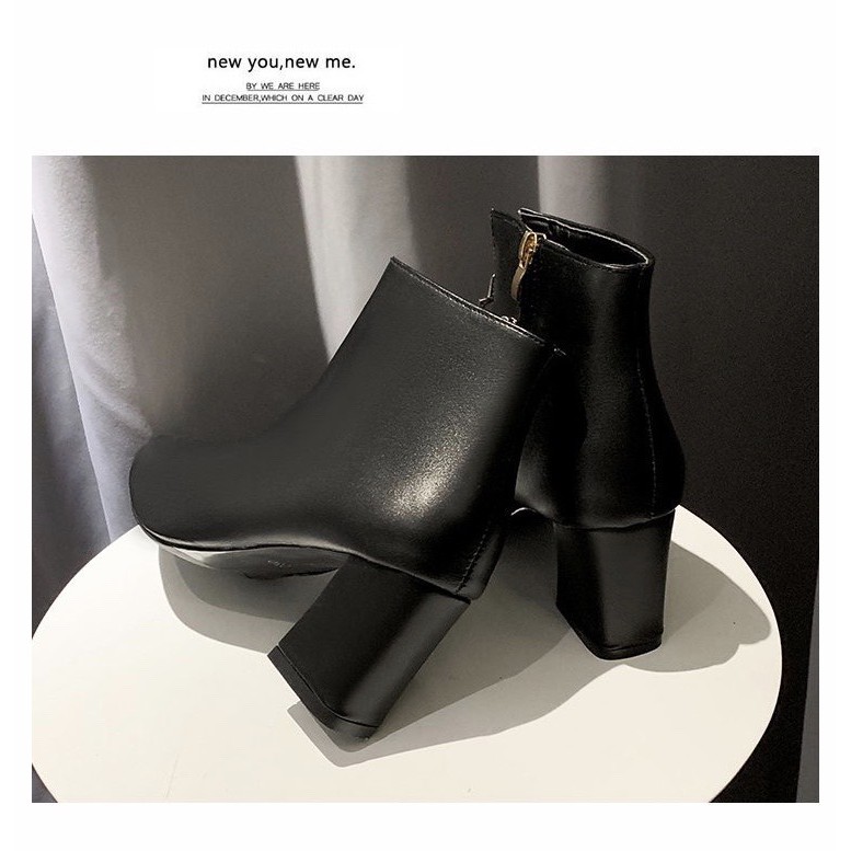 Bốt nữ, Giày cao gót cao 7cm BT02 thời trang Hàn Quốc hot trend VIETLAVANI ( có ảnh thật kèm theo) | BigBuy360 - bigbuy360.vn