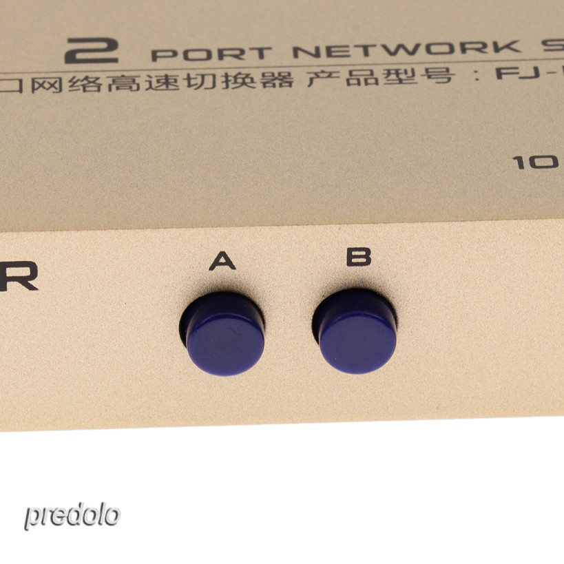 Hộp chuyển mạch chia sẻ mạng ethernet 2 cổng AB 2 trong 1 RJ45 | BigBuy360 - bigbuy360.vn