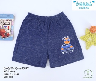 Quần đùi cottong 100% Dokma