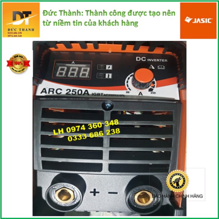 Siêu hot MÁY HÀN ĐIỆN TỬ JASIC ARC 250A 1 núm điều chỉnh