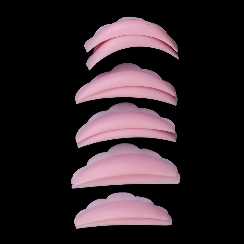 Set 10 Dụng Cụ Uốn Cong Lông Mi Bằng Silicone Tiện Dụng