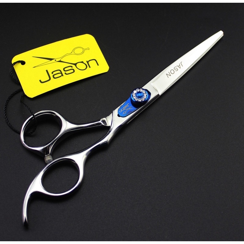 Kéo cắt tóc thép không gỉ Nhật Bản JASON đá xanh
