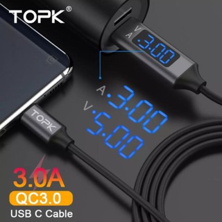 MÃ FSSMAY08 GIẢM 20K CÁP SẠC NHANH TOPK MICRO USB VÀ ĐỒNG BỘ DỮ LIỆU HIỂN THỊ ĐIỆN ÁP , DÒNG ĐIỆN.