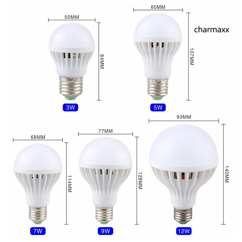 SENSOR Bóng Đèn Led Thông Minh Cảm Biến Âm Thanh 3w / 5w / 7w / 9w E27 Ac 85-265v