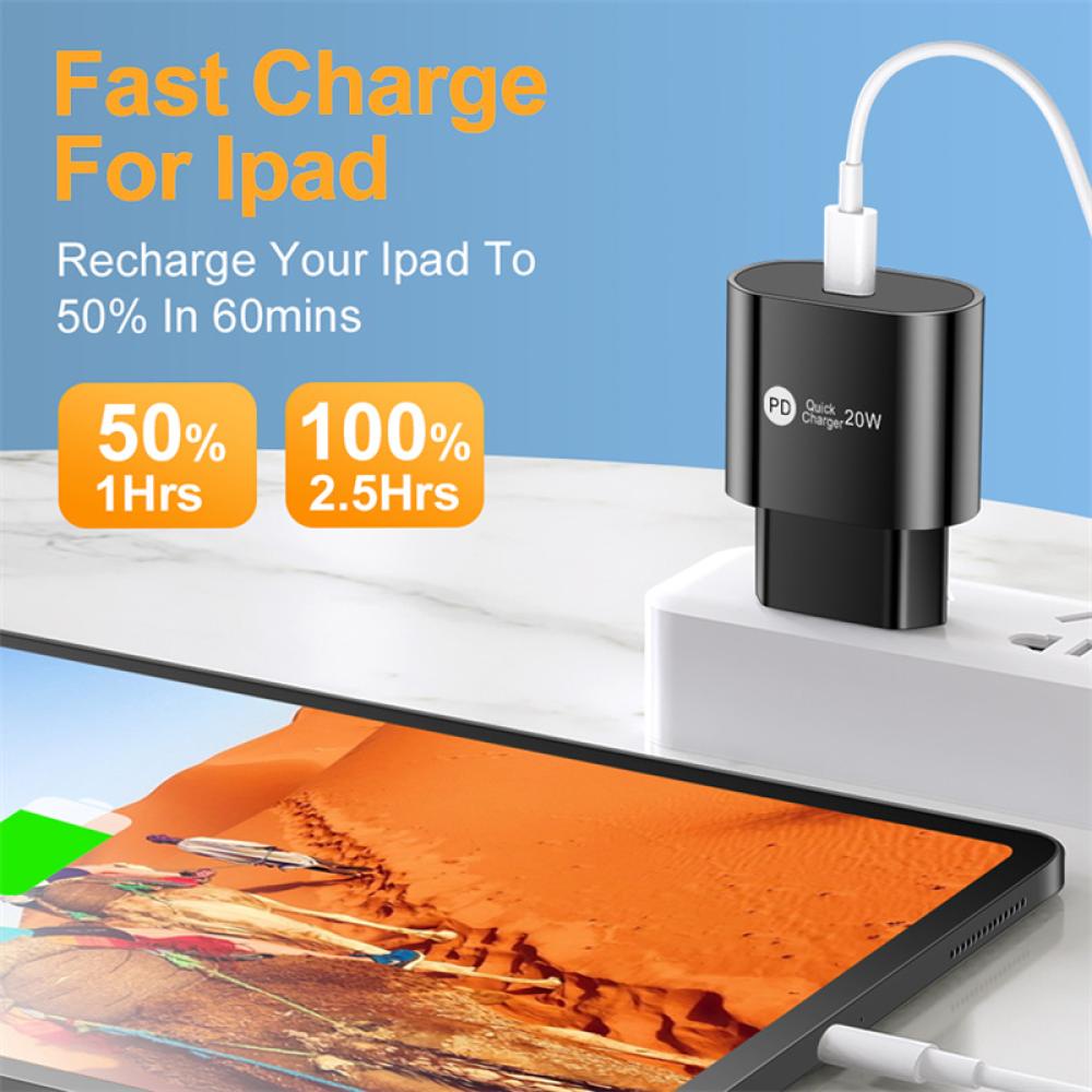 Củ Sạc Nhanh UQUEEN 20W USB C PD 3.0 C4T7 Cho Điện Thoại