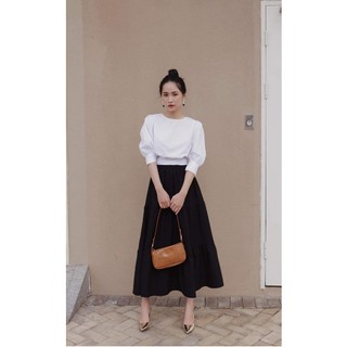 ÁO CỔ TRÒN THẮT NƠ SAU