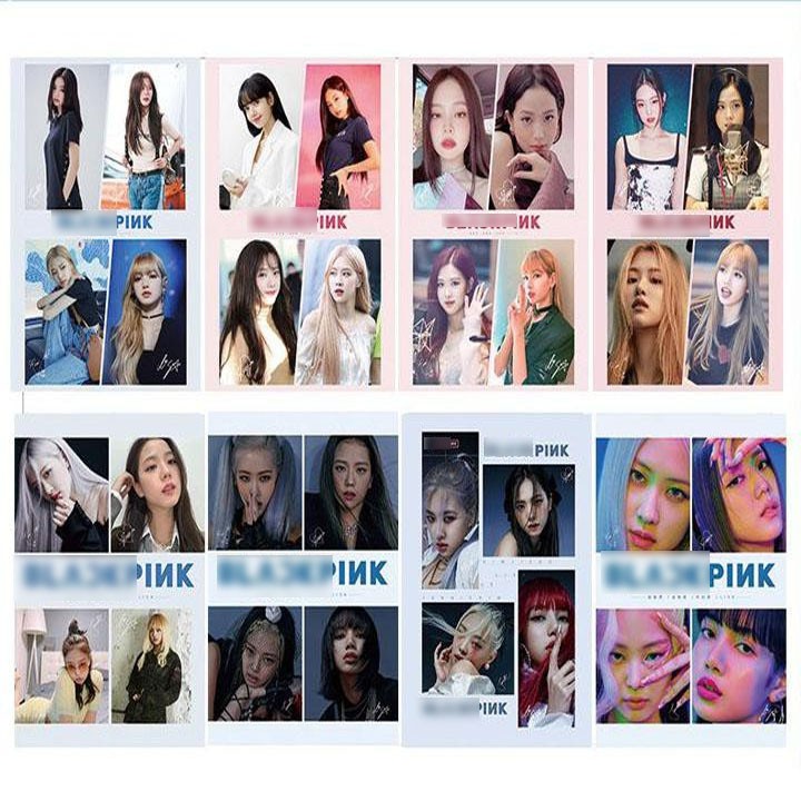 Poster Blackpink How you like that 8 tấm A3 tranh treo album ảnh in hình thần tượng đẹp