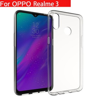 Ốp lưng silicon dẻo trong suốt dành cho Realme 3 siêu mỏng 0.6mm