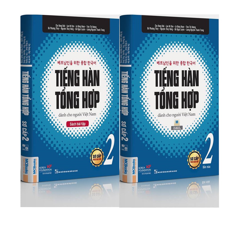 Bộ sách Tiếng Hàn Tổng Hợp Dành Cho Người Việt Nam 2 (Sách học + Bài tập) (Bản đặc biệt) - MCBooks