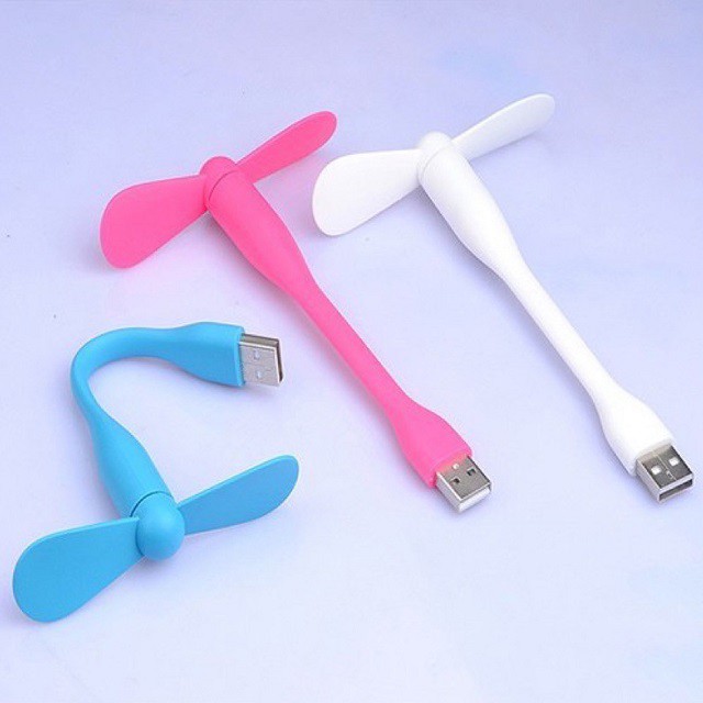 Quạt 2 Cánh Mềm Mini USB  Siêu Mát, Tiện Lợi