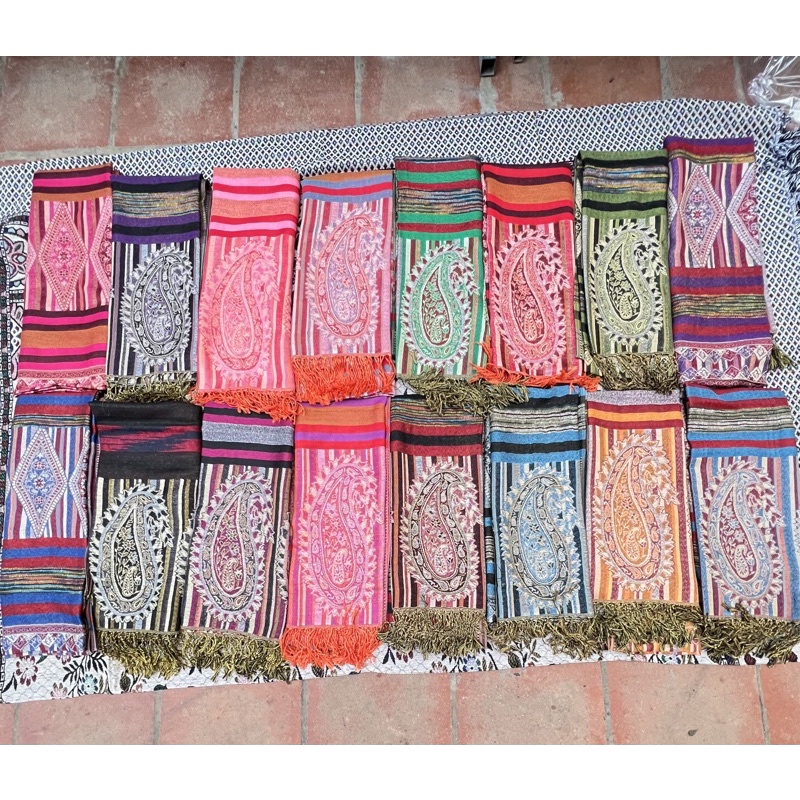 Khăn thổ cẩm , Khăn Choàng 70cm x 170cm