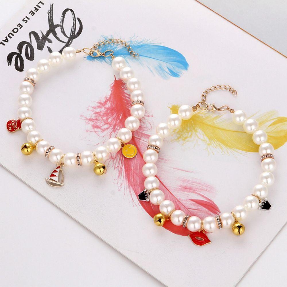 [COD] Vòng cổ Mặt Đính Đá Lấp Lánh Có Chuông Nhỏ Cho Cún Cưng