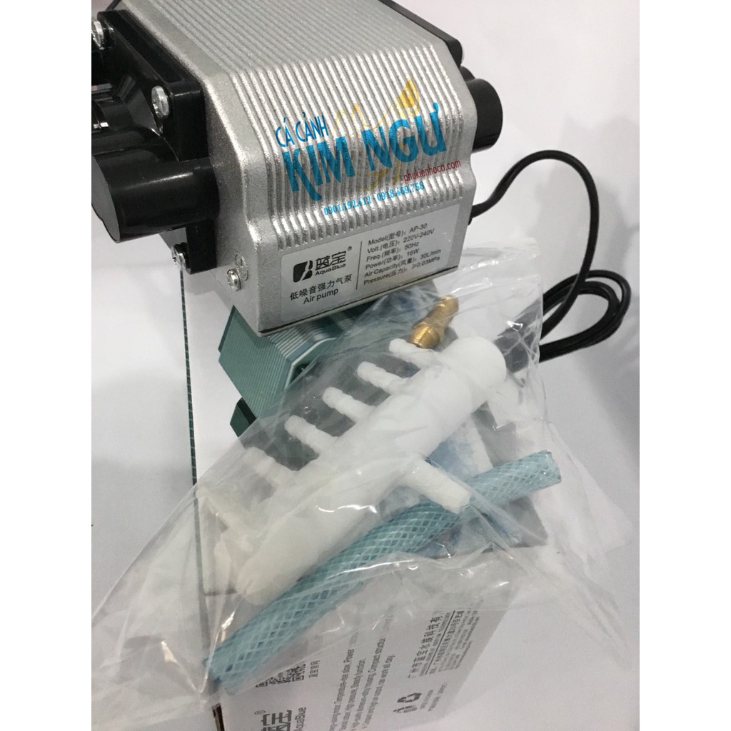 Sủi Oxy Hồ Cá AQUABLUE AP 30 AP 50  AP 80B