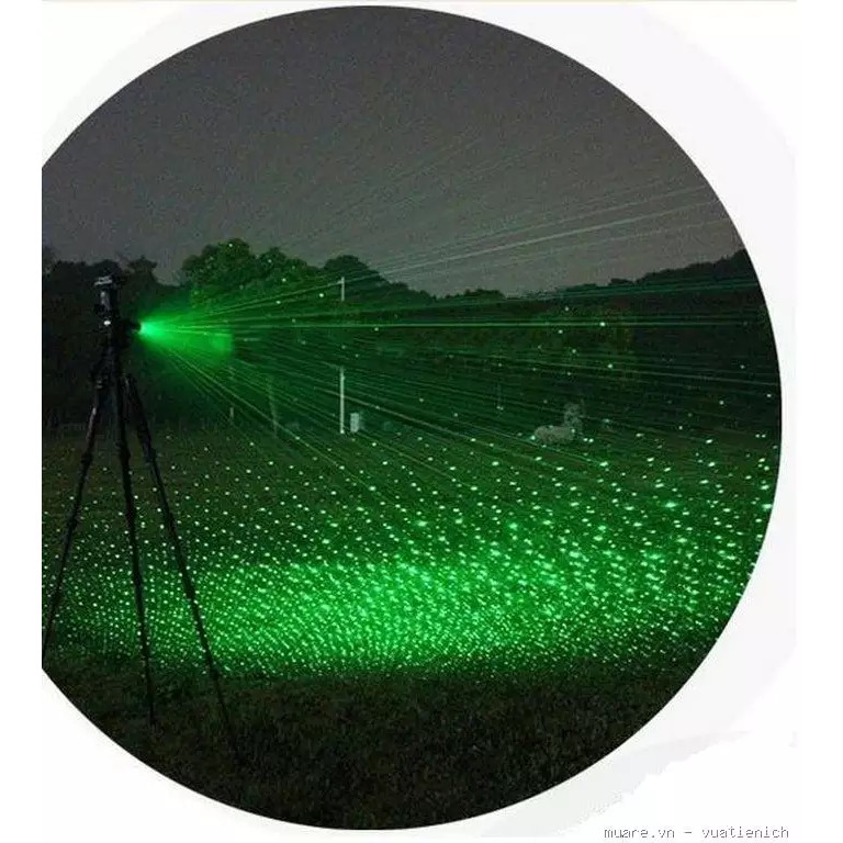 Đèn lazer - Laser - bút laze tia xanh / đỏ cực sáng công suất lớn có thể đốt cháy qua diêm bao gồm bộ sạc, có điều chỉnh