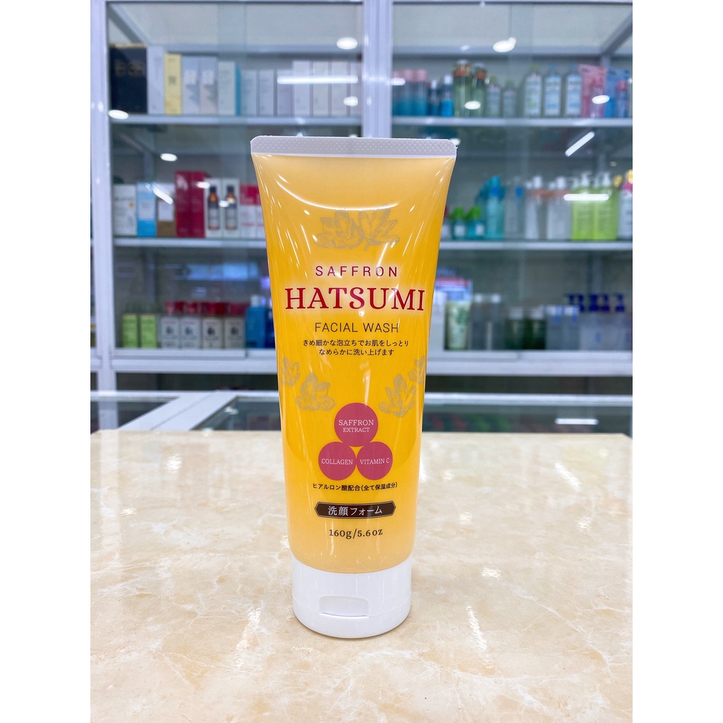 Sữa Rửa Mặt Sáng Da Ngừa Mụn Giảm Thâm Nám HATSUMI 160g Nhật Bản