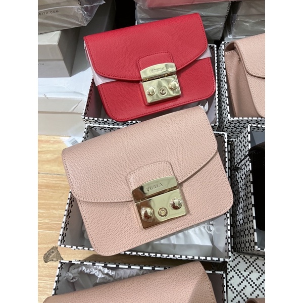 Túi furl metropolis mini màu moon hồng phấn