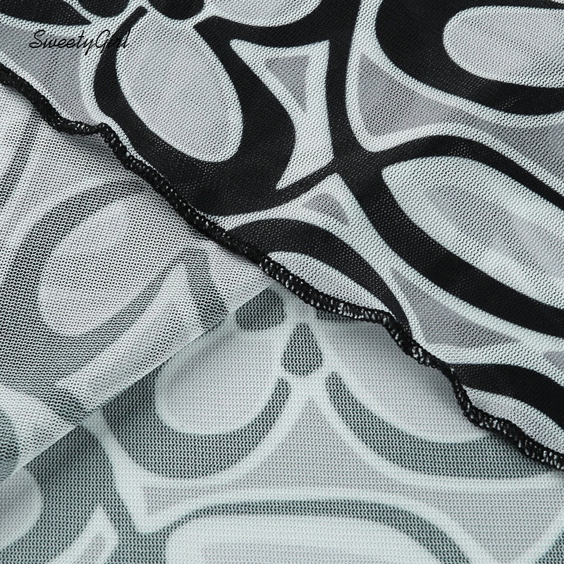 Áo croptop Ngắn Tay Cổ Tròn In Hoa Thời Trang Cho Nữ