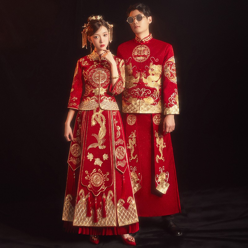 33 Mẫu Áo khỏa - Váy Cưới Trung Quốc Đẹp, Hiện Đại Mới Nhất