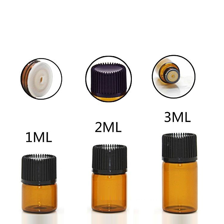 [Hàng mới về] Lọ thủy tinh rỗng 1ml / 2ml / 3ml đựng mỹ phẩm tiện dụng