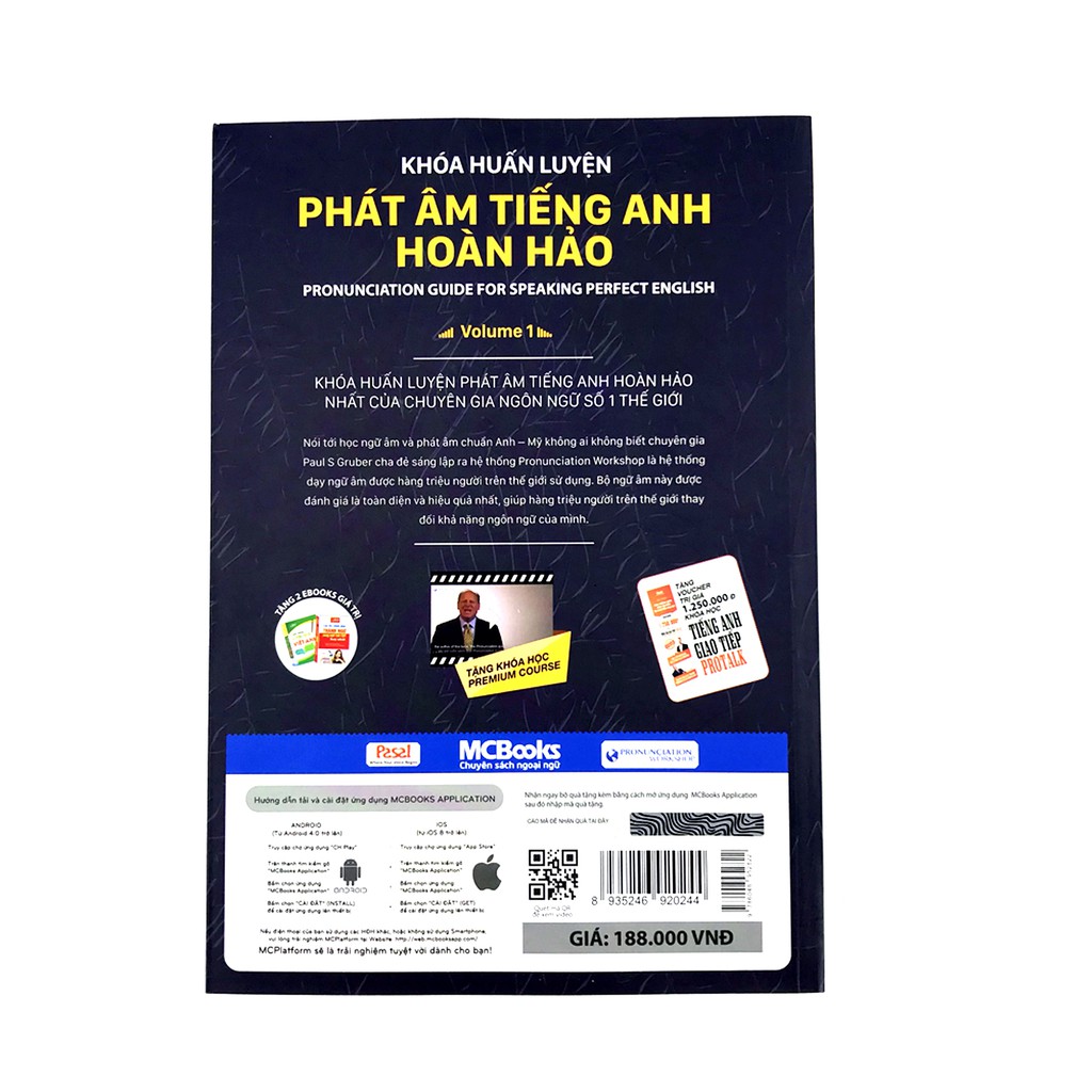 Sách Khóa huấn luyện phát âm tiếng anh hoàn hảo